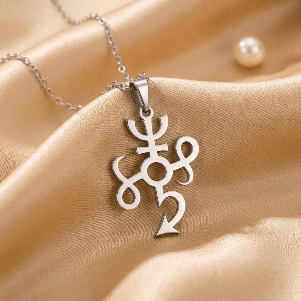 Typhon Astrology Necklace - Sterling Silver, Ancient Greek Design | Mythology Lovers | Esoteric Symbol Jewelry | Meaningful Spiritual Gift