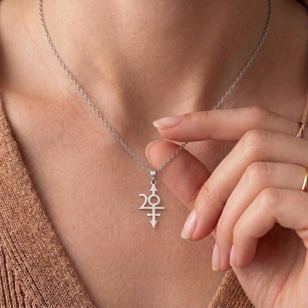 Nibiru Symbol Necklace | 925 Sterling Silver | Cosmic Symbolism | Meaningful Gift