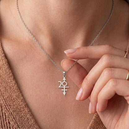 Nibiru Symbol Necklace | 925 Sterling Silver | Cosmic Symbolism | Meaningful Gift