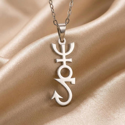 Apophis Symbol Necklace | 925 Sterling Silver | Mythology Inspired Jewelry | Meaningful Protection Gift