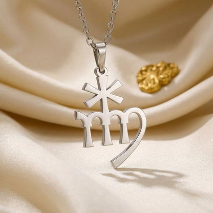 Astraea Symbol Necklace 925 Sterling Silver Handmade Astrological Pendant | Celestial Jewelry| Mythological,Zodiac |Meaningful Keepsake Gift