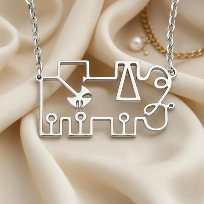 Cimeies Pendant, Goetia Marquis Seal Necklace, Minor Key of Solomon Lemegeton Amulet | 925 Sterling Silver | Esoteric Occult Symbolism