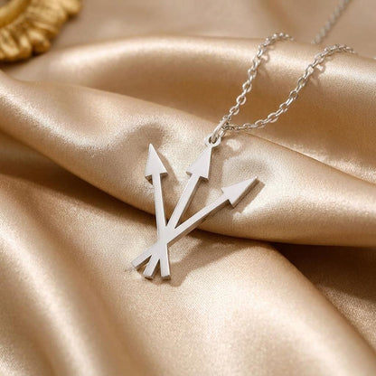 Silver Alchemy Symbol Necklace | 925 Sterling Silver | Esoteric Symbolic | Meaningful Spiritual Gift