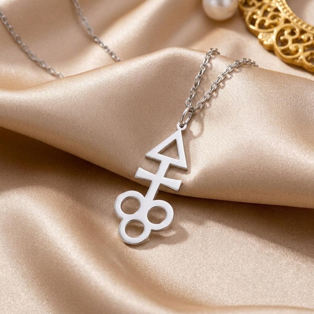 Dionysus Necklace | 925 Sterling Silver Jewelry | Ancient Greek Mythology Symbol | Spiritual Gift for Divine Energy Lovers