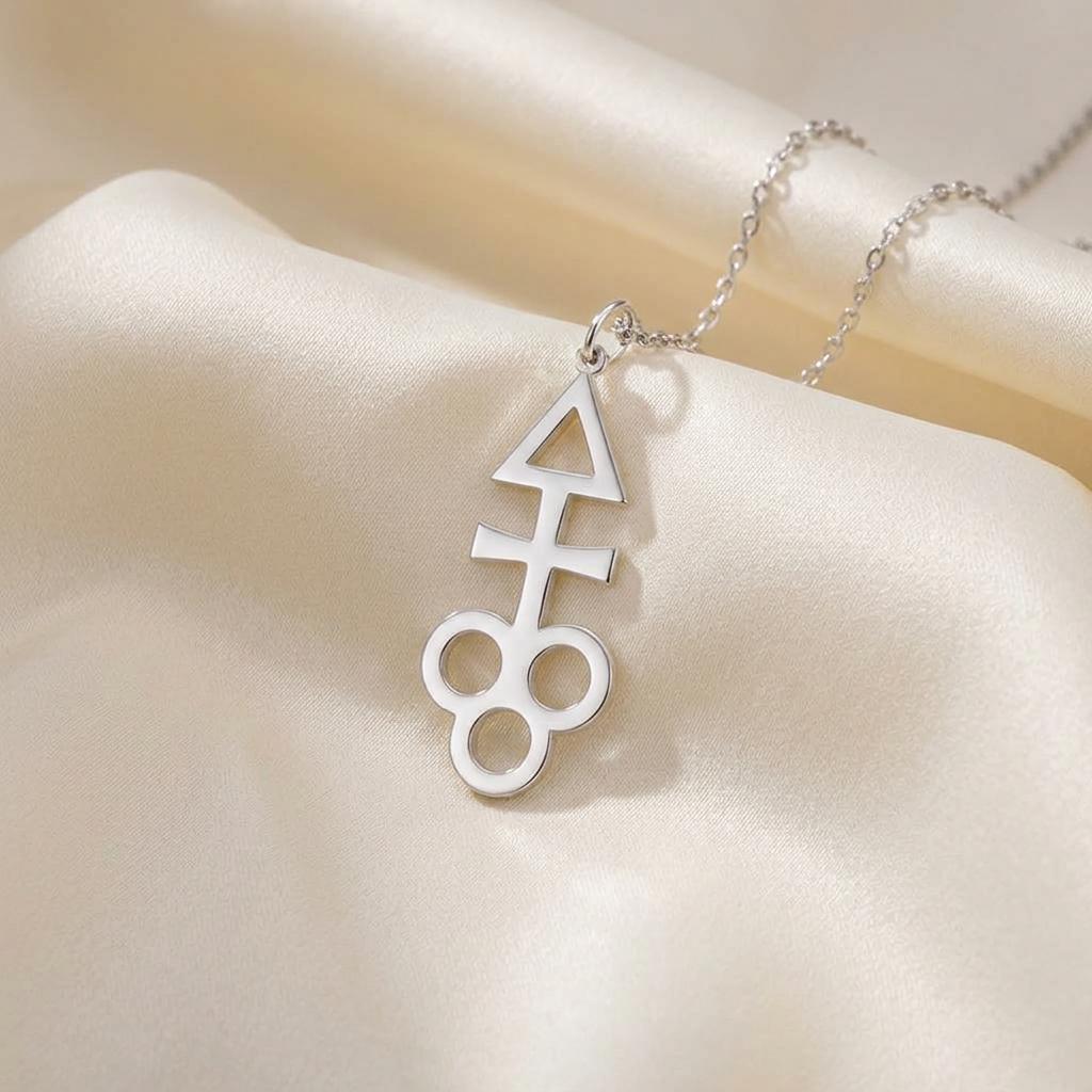 Dionysus Necklace | 925 Sterling Silver Jewelry | Ancient Greek Mythology Symbol | Spiritual Gift for Divine Energy Lovers