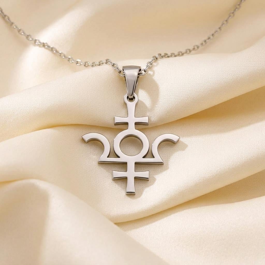 Isis Symbol Necklace 925 Sterling Silver Handmade Astrological Pendant