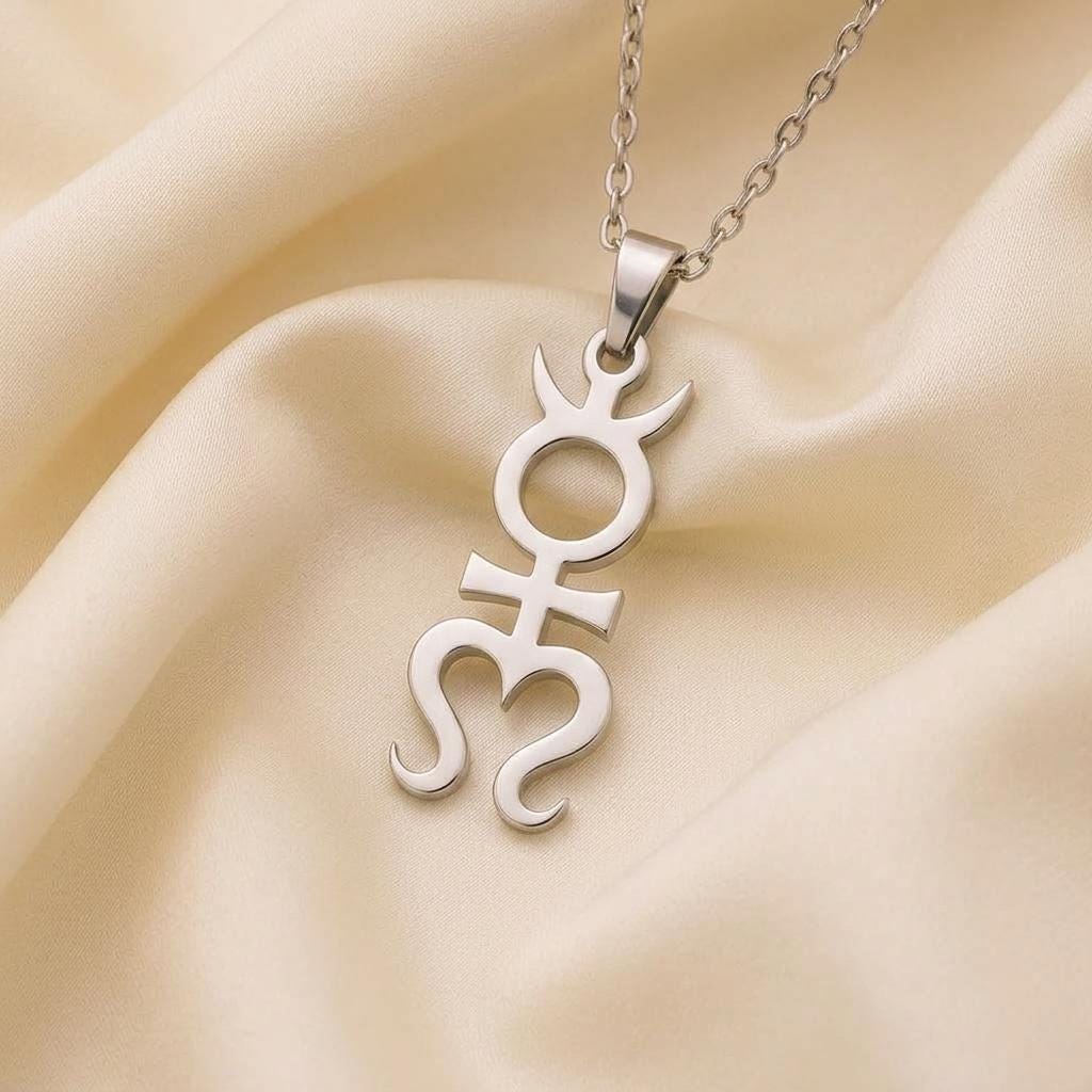 Mithras Pendant Necklace, Sterling Silver, Spiritual Symbol (Unisex) | For Spiritual Seekers | Mystical Ancient Symbolism