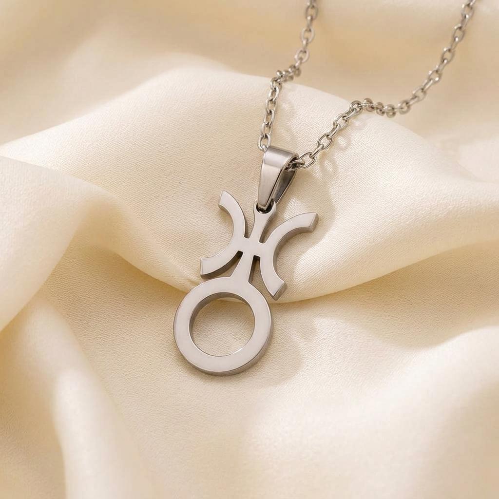 Uranus Symbol Necklace Handmade Astrological Pendant | Sterling Silver Jewelry | Astrology & Cosmic Theme | Meaningful Astrology Gift