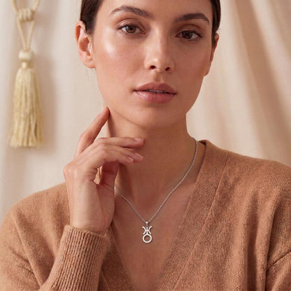 Uranus Symbol Necklace Handmade Astrological Pendant | Sterling Silver Jewelry | Astrology & Cosmic Theme | Meaningful Astrology Gift