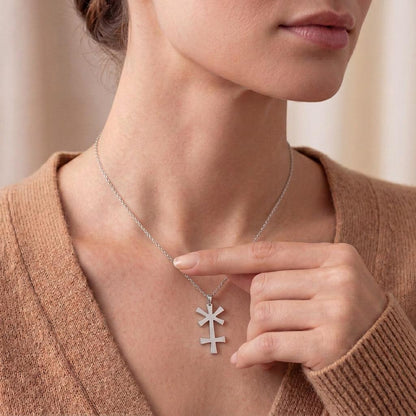 Juno Symbol Necklace | 925 Sterling Silver Jewelry | Astrology Partnership Amulet | Meaningful Gift for Lovers & Soulmates