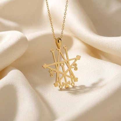Astaroth Sigil Necklace | 925 Sterling Silver Witch Jewelry | Gothic Occult Talisman | Protection Gift