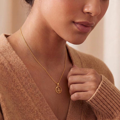 Jupiter Symbol Necklace | 925 Sterling Silver | Astrology Planet Jewelry | Meaningful Celestial Gift