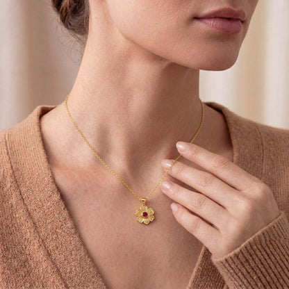 Stock Flower Necklace | 925 Sterling Silver | May Birth Flower Design | Birthday and Mother Gift