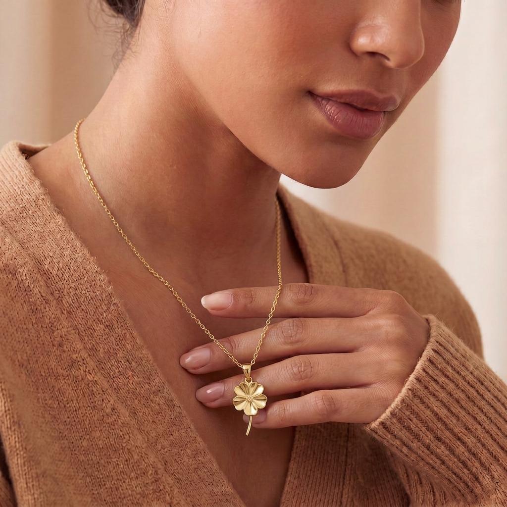 Forget Me Not Flower Pendant Necklace | 925 Sterling Silver Jewelry | Botanical Minimalist Design | Remembrance and Love Gift