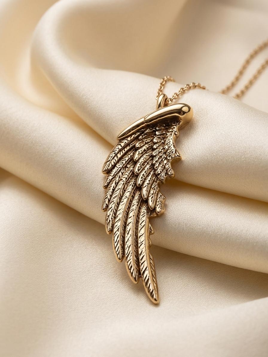 Broken Wing Pendant | 925 Sterling Silver | Symbolic Wing Design | Encouragement Gift