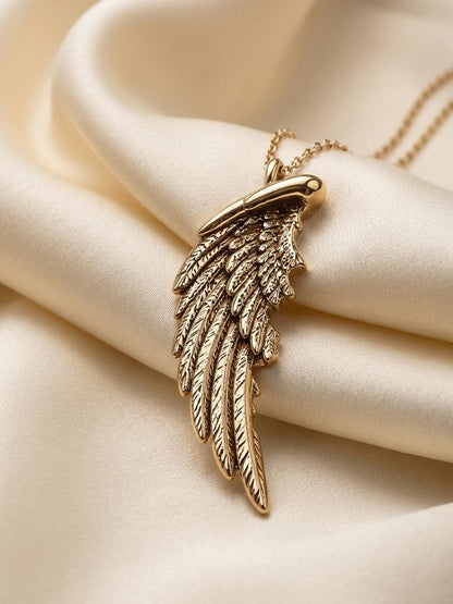 Broken Wing Pendant | 925 Sterling Silver | Symbolic Wing Design | Encouragement Gift