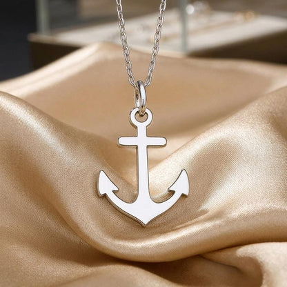 Anchor Necklace | 925 Sterling Silver Jewelry | Nautical & Maritime Symbol Pendant | Meaningful Gift for Sailors