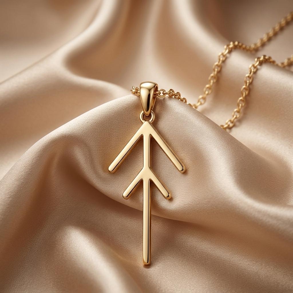 Viking Rune Necklace for Divine Energy and Protection | 925 Sterling Silver | Norse Mythology Symbolism | Empowerment & Protection Gift