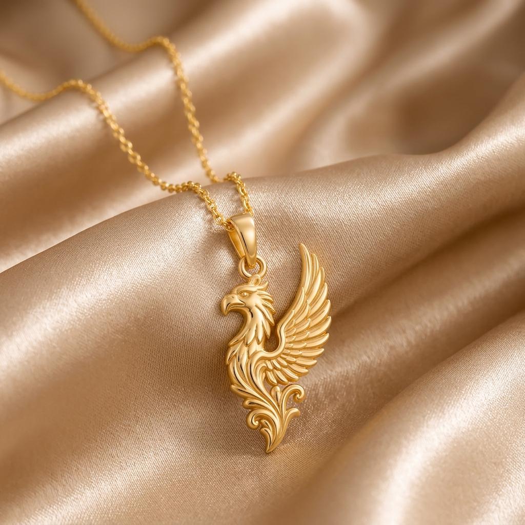 Griffin Wing Pendant | 925 Sterling Silver Jewelry | Mythological Fantasy Style | Symbolic Strength Gift