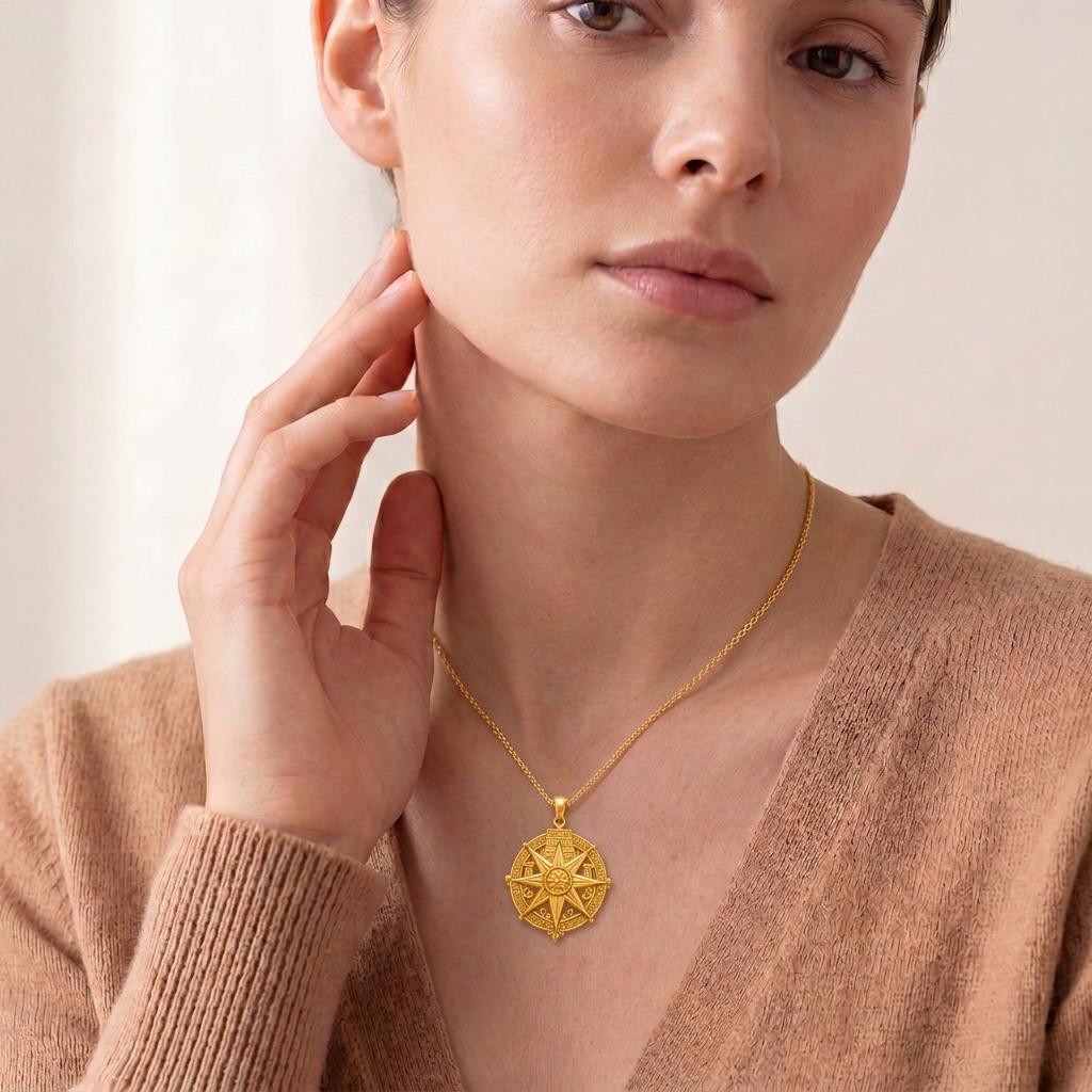 Babylon Star Necklace | 925 Sterling Silver | Ancient Celestial Symbolism | Unique Meaningful Gift