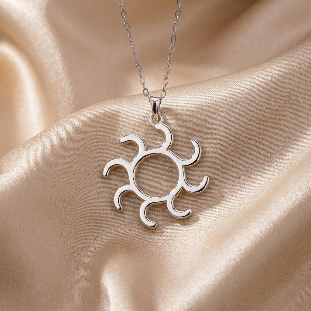 Gold Symbol Necklace | Gold Plated Silver | Celestial Theme | Meaningful Gift