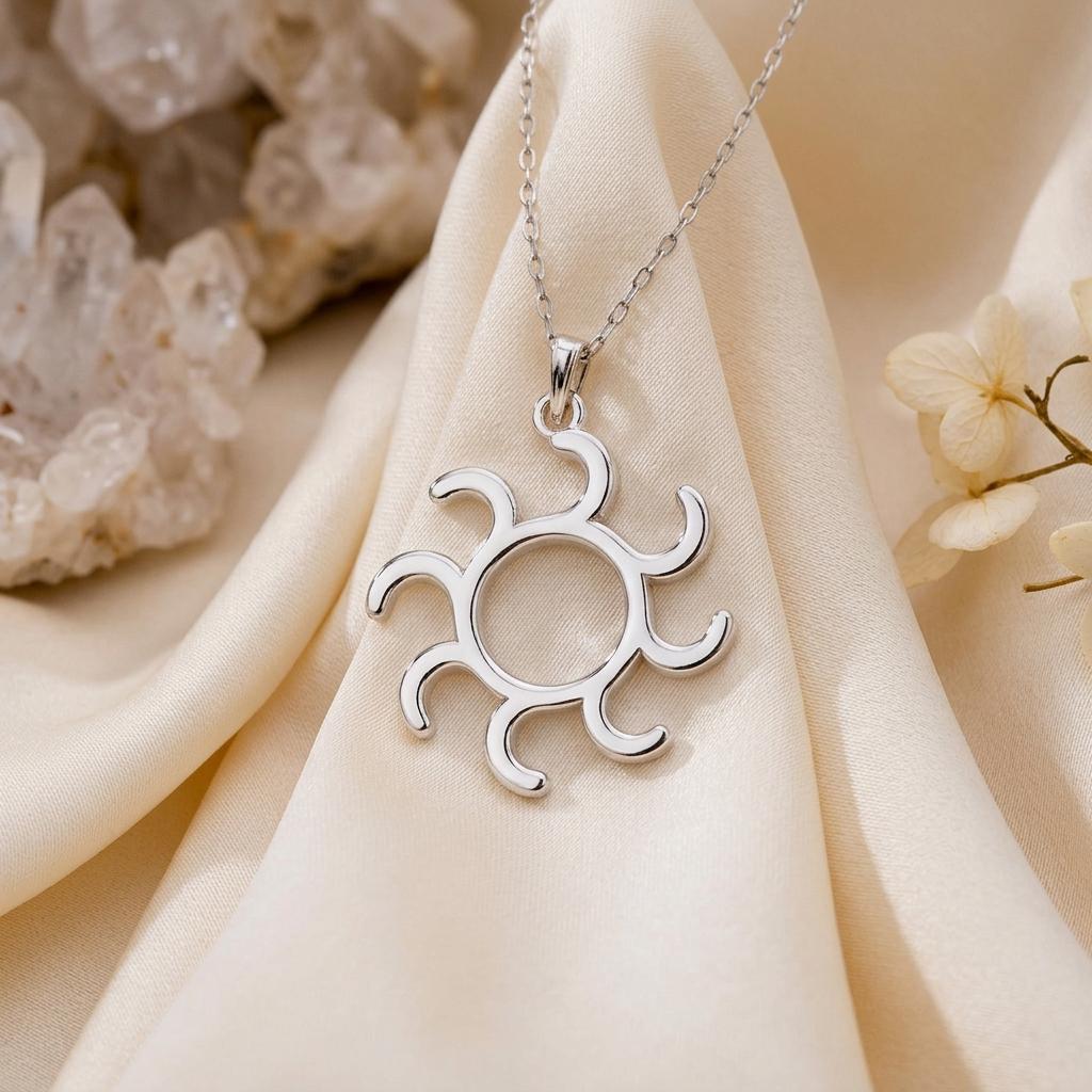 Gold Symbol Necklace | Gold Plated Silver | Celestial Theme | Meaningful Gift