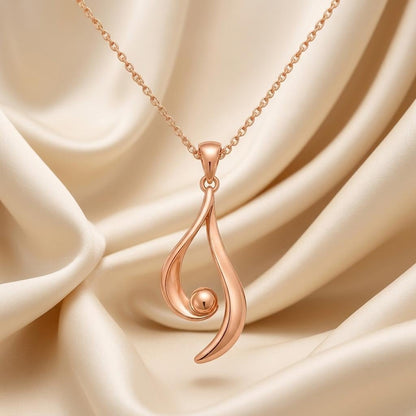 Asymmetrical Aura Pendant | 925 Sterling Silver | Modern Abstract Design | Meaningful Gift for Her