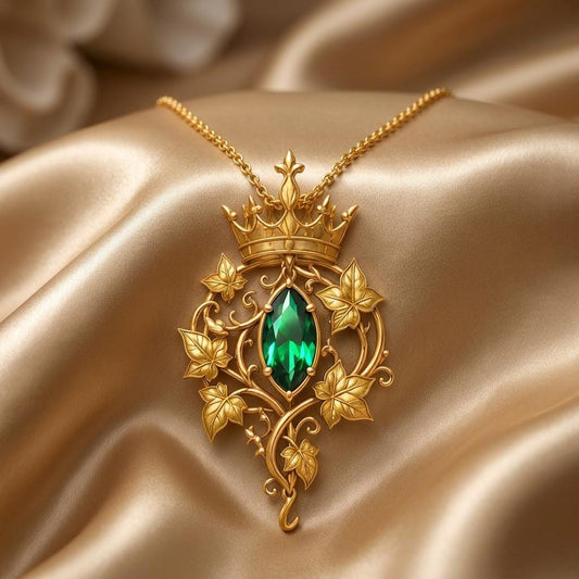 Ivy Queen Necklace | 925 Sterling Silver | Regal Botanical Design | Empowerment Gift