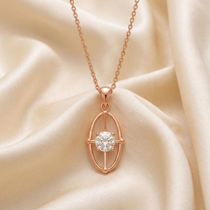 Venus Halo Necklace | 925 Sterling Silver | Celestial Halo Design | Thoughtful Gift for Her