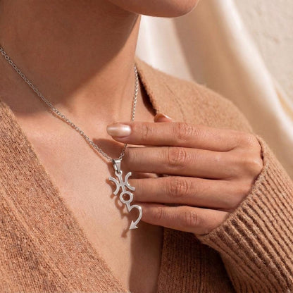 Erinyes Pendant Necklace | 925 Sterling Silver for Women | Greek Mythology Inspired | Empowerment & Protection Gift