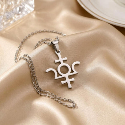 Isis Symbol Necklace 925 Sterling Silver Handmade Astrological Pendant