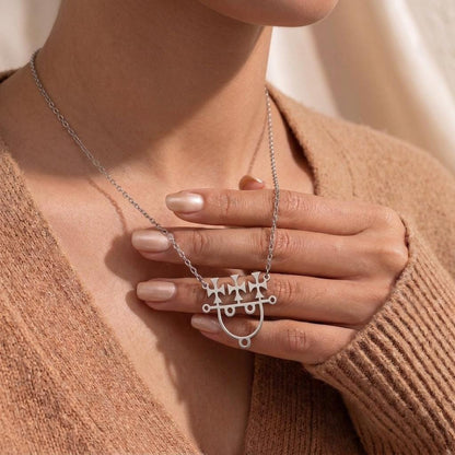 Sitri Seal Sigil Necklace | 925 Sterling Silver | Gothic Occult Talisman | Spiritual Protection Gift
