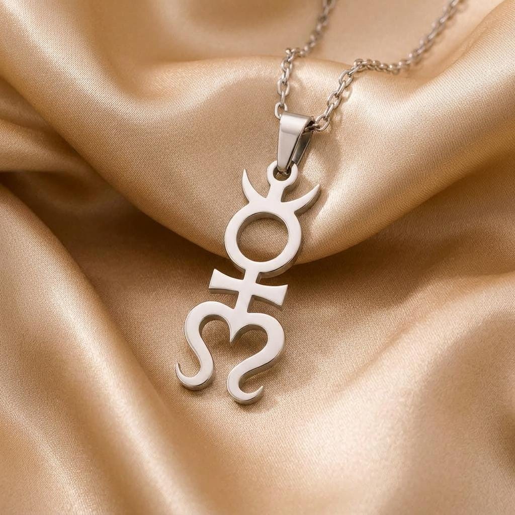 Mithras Pendant Necklace, Sterling Silver, Spiritual Symbol (Unisex) | For Spiritual Seekers | Mystical Ancient Symbolism