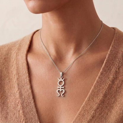 Mithras Pendant Necklace, Sterling Silver, Spiritual Symbol (Unisex) | For Spiritual Seekers | Mystical Ancient Symbolism