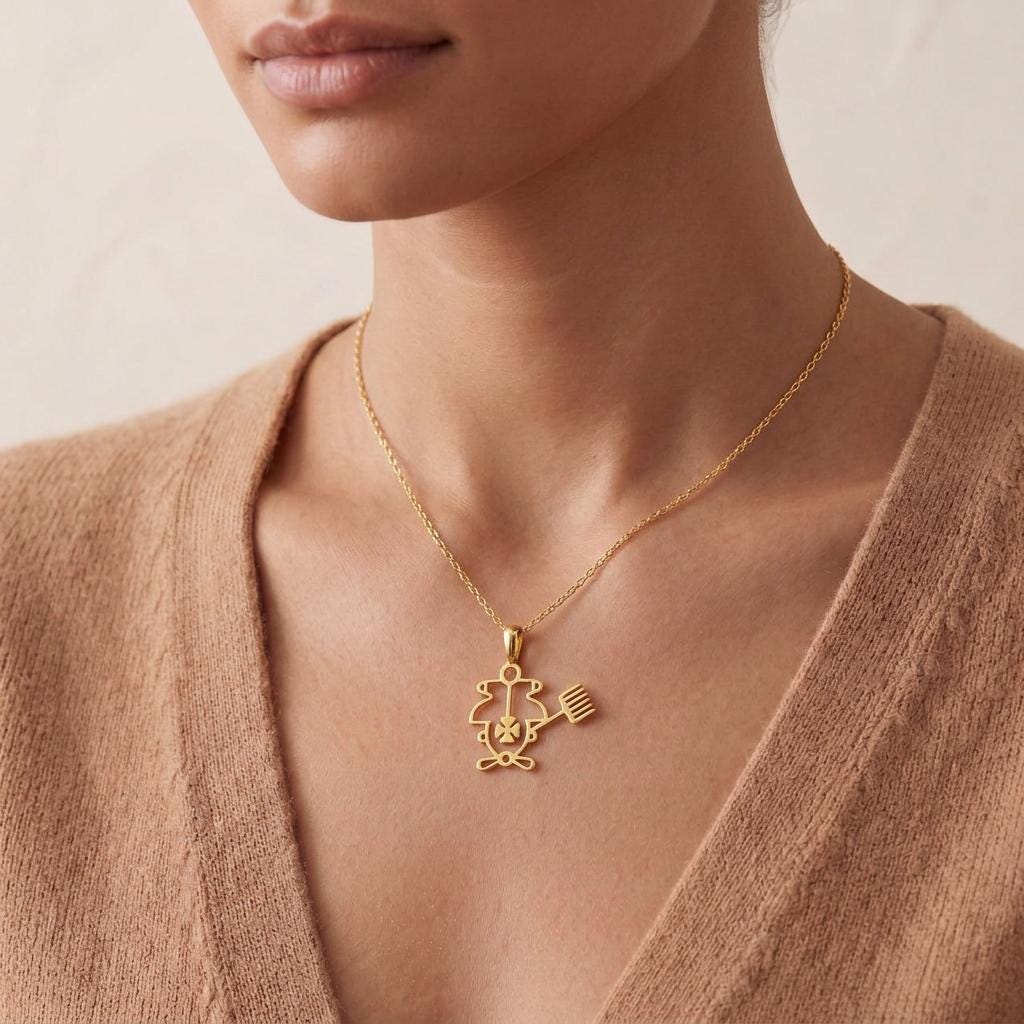 Purson Seal Necklace | 925 Sterling Silver Jewelry | Occult Demon Sigil Symbol | Mystical Protection Gift