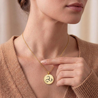 Triskele Medallion Necklace | 925 Sterling Silver Jewelry | Celtic Norse Sacred Geometry | Spiritual Symbol Gift