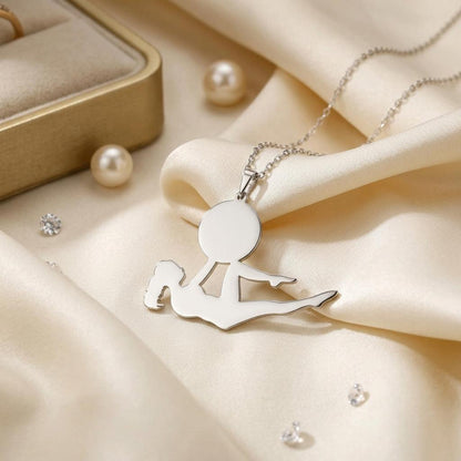 Yoga Pose Necklace | 925 Sterling Silver Jewelry | Balance & Mindfulness Pendant | Gift for Yoga Lovers