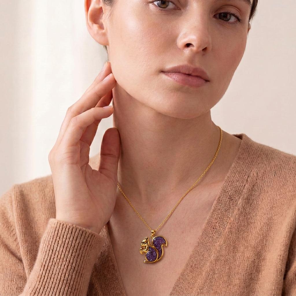 Amethyst Druzy Snack Necklace | Amethyst Silver Jewelry | Whimsical Woodland Style | Birthday Anniversary Gift