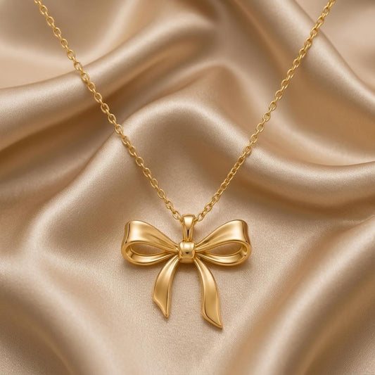 Elegant Bow Pendant | 925 Sterling Silver | Dainty Chic Style | Meaningful Gift for Her