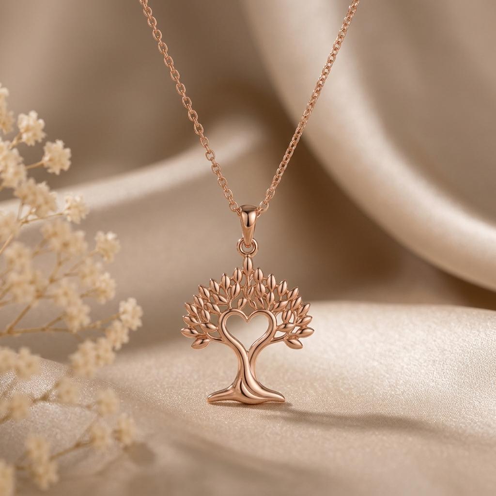 Bodhi Spirit Pendant | 925 Sterling Silver | Tree of Life Design | Meaningful Gift for Her