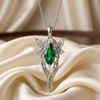 Evenstar Elf Pendant | 925 Sterling Silver | Elven Fantasy Jewelry | Enchanting Gift for Her