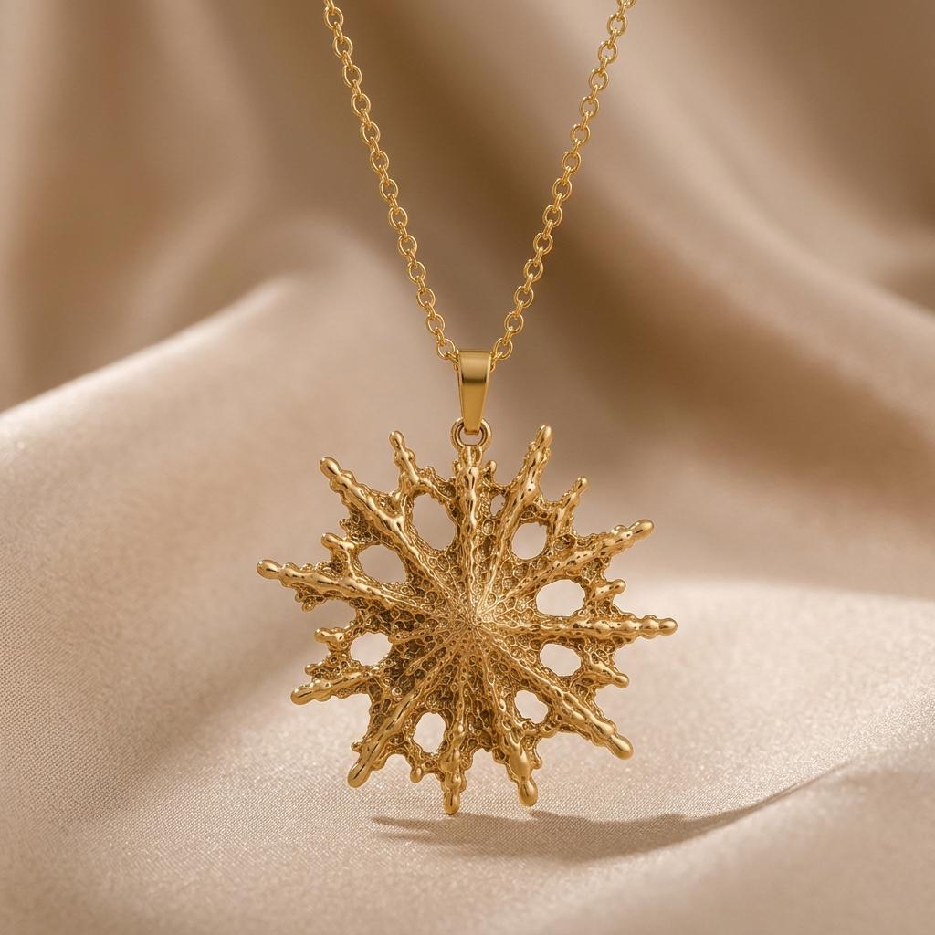 Rigel Star Pendant Necklace | 925 Sterling Silver for Her | Intricate Celestial Star Theme | Meaningful Gift for Loved Ones