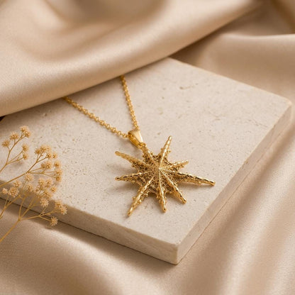 Altair Star Pendant Necklace | 925 Sterling Silver | Celestial Star Design | Thoughtful Gift for Her