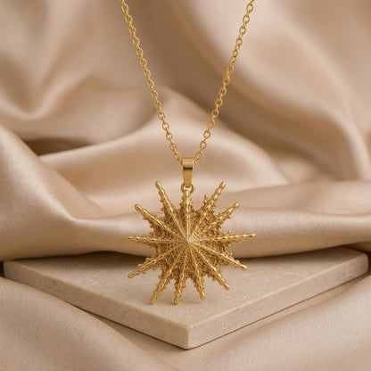 Deneb Star Pendant Necklace | 925 Sterling Silver for Women | Intricate Filigree Star | Meaningful Celestial Gift