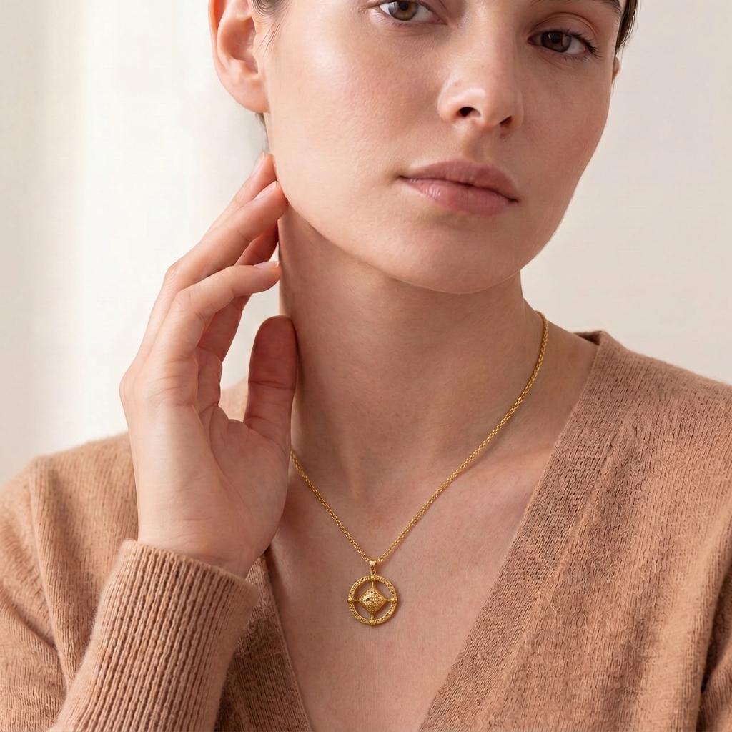Bennu Asteroid Pendant Necklace | 925 Sterling Silver | Cosmic Astronomy Theme | Unique Gift for Space Lovers