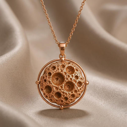 Mathilde Asteroid Pendant Necklace | 925 Sterling Silver | Celestial Astronomy Theme | Meaningful Gift for Her