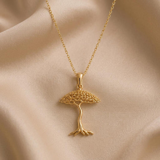 Aspen Whisper Bonsai Pendant | 925 Sterling Silver | Tree of Life Symbolism | Symbol of Growth & Serenity
