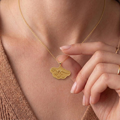 Deinonychus Fossil Pendant | Dinosaur Enthusiast | Dinosaur Fossil Theme | Unique Science Gift