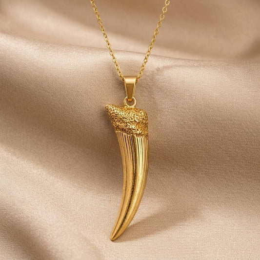 Edestus Tooth Pendant | 925 Sterling Silver Jewelry | Prehistoric Fossil Style | Unique Gift for Explorers