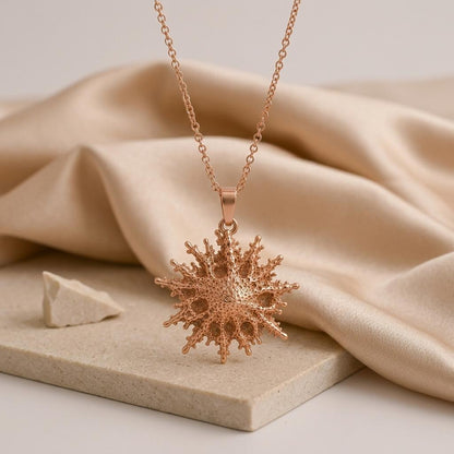 Procyon Star Pendant Necklace | Sterling Silver Necklace | Celestial Starburst Design | Meaningful Gift for Her